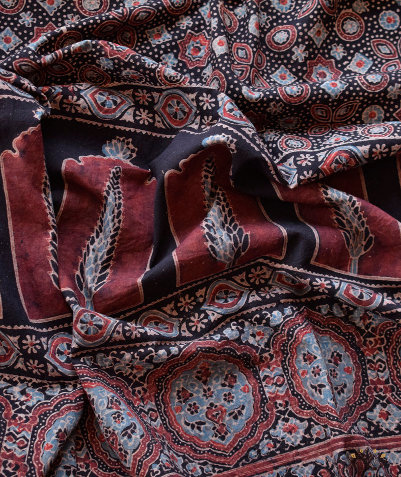 AJRAKH COTTON HAND BLOCK PRINTED TWO PIECE SUIT