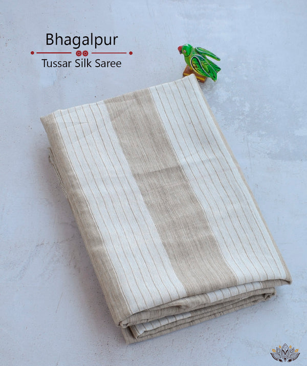Bhagalpur Tussar silk Saree