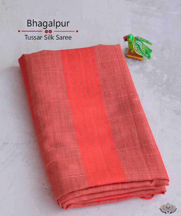 Bhagalpur Tussar silk Saree