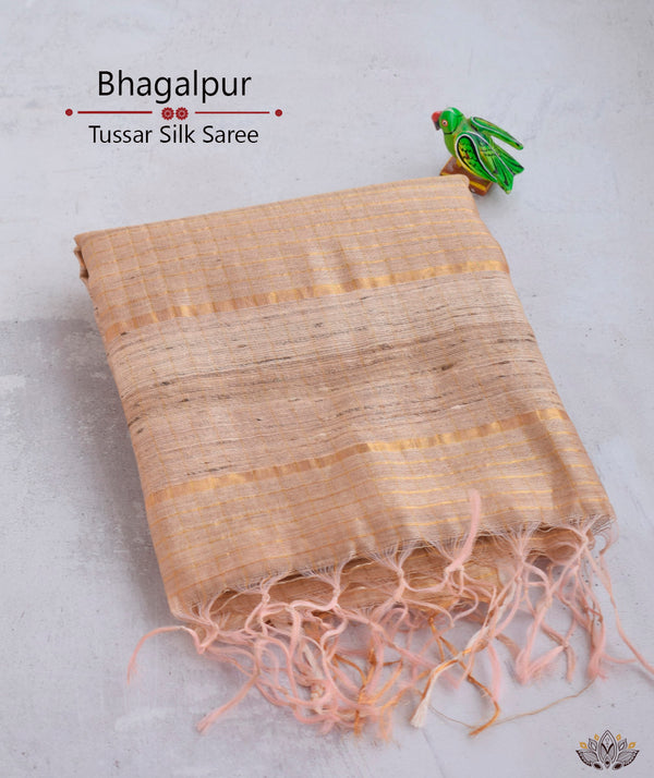 Bhagalpur Tussar silk Saree