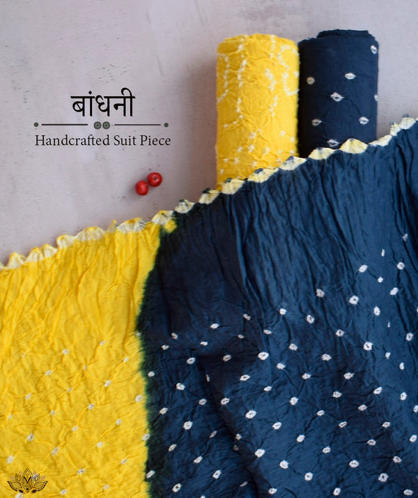 BANDHANI COTTON SUIT PIECE