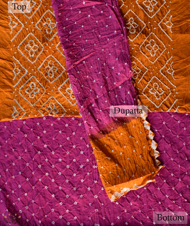 BANDHANI COTTON SUIT PIECE