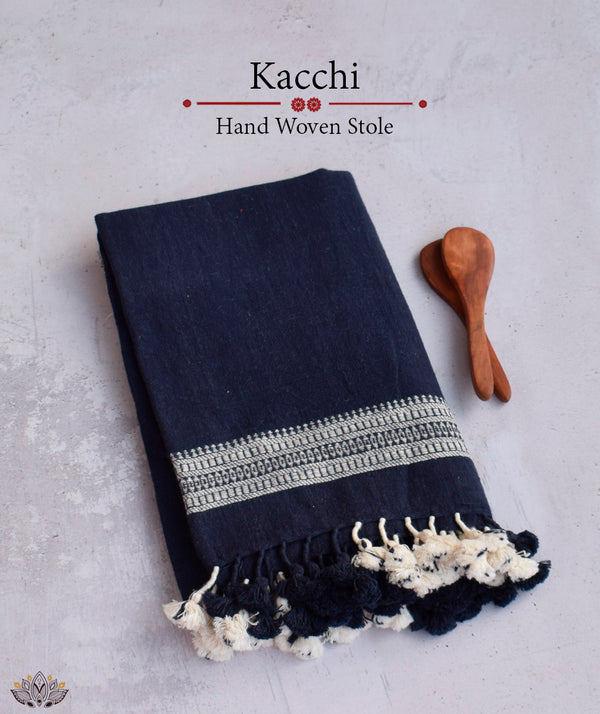 KACCHI WOOLEN HANDWOVEN STOLE