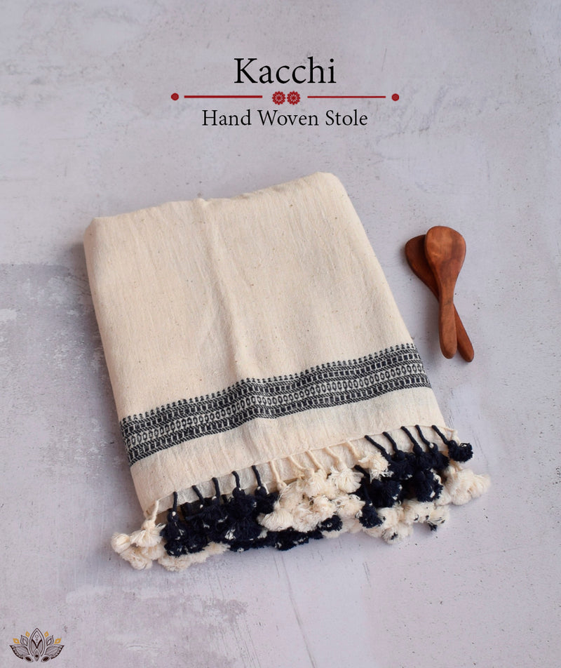 KACCHI WOOLEN HANDWOVEN STOLE