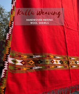 Kullu Weaving Handwoven Merino wool shawl