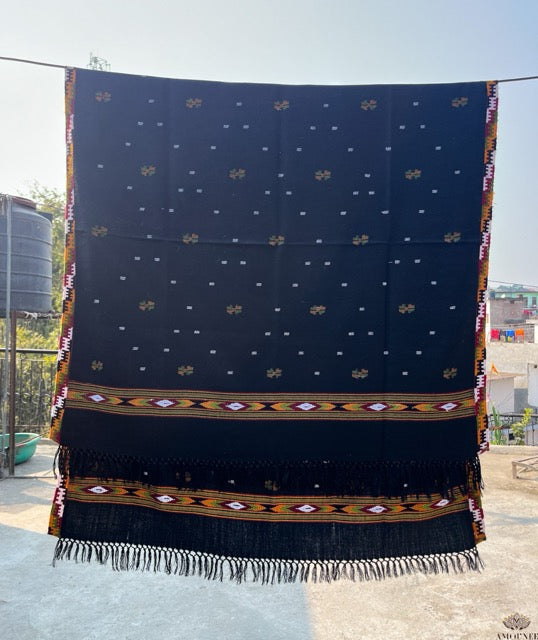 Kullu Weaving Handwoven Merino wool shawl