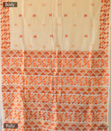 Phulkari Hand Embroidery Saree