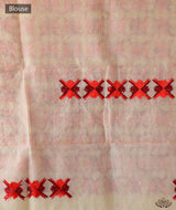 Phulkari Hand Embroidery Saree