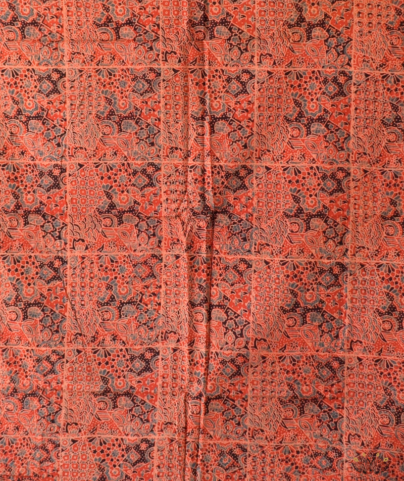 AJRAKH COTTON HAND BLOCK PRINTED TWO PIECE SUIT