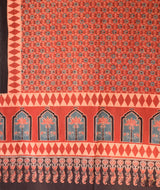 Ajrakh Handblock Printed Cotton Dupatta