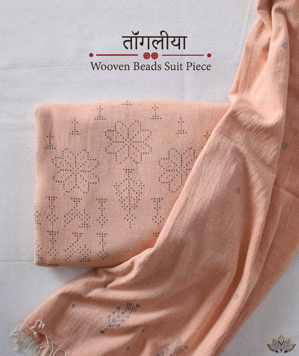 TANGALIYA KALA COTTON HANDWOVEN 3 PIECE SUIT PIECE