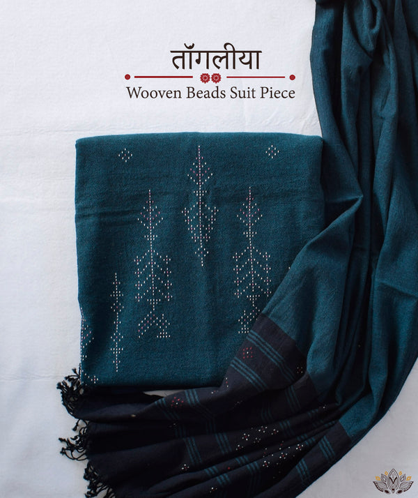 TANGALIYA KALA COTTON HANDWOVEN 3 PIECE SUIT PIECE