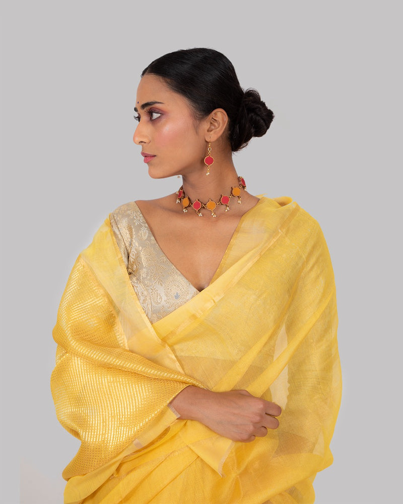 Chanderi Handwoven Saree