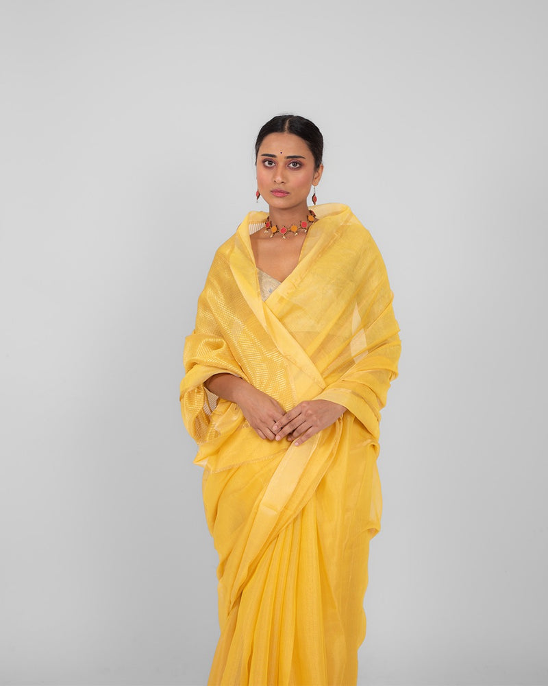 Chanderi Handwoven Saree