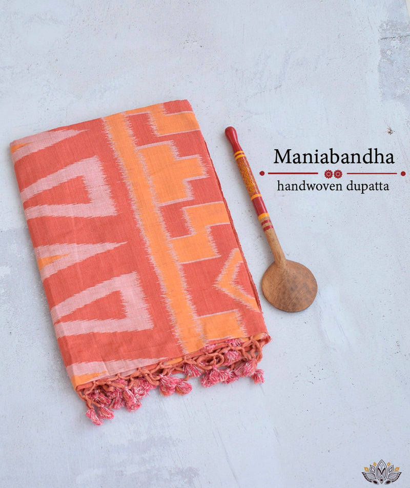 Maniabandha Handwoven Dupatta