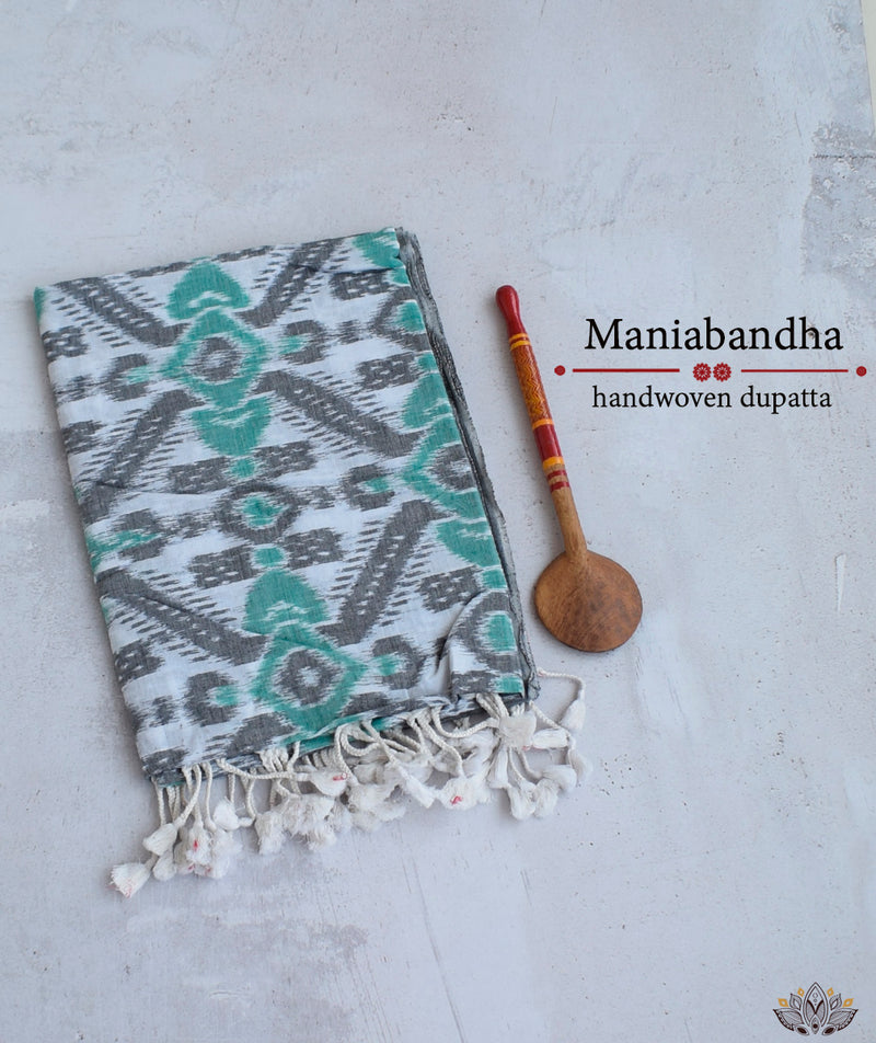 Maniabandha Handwoven Dupatta