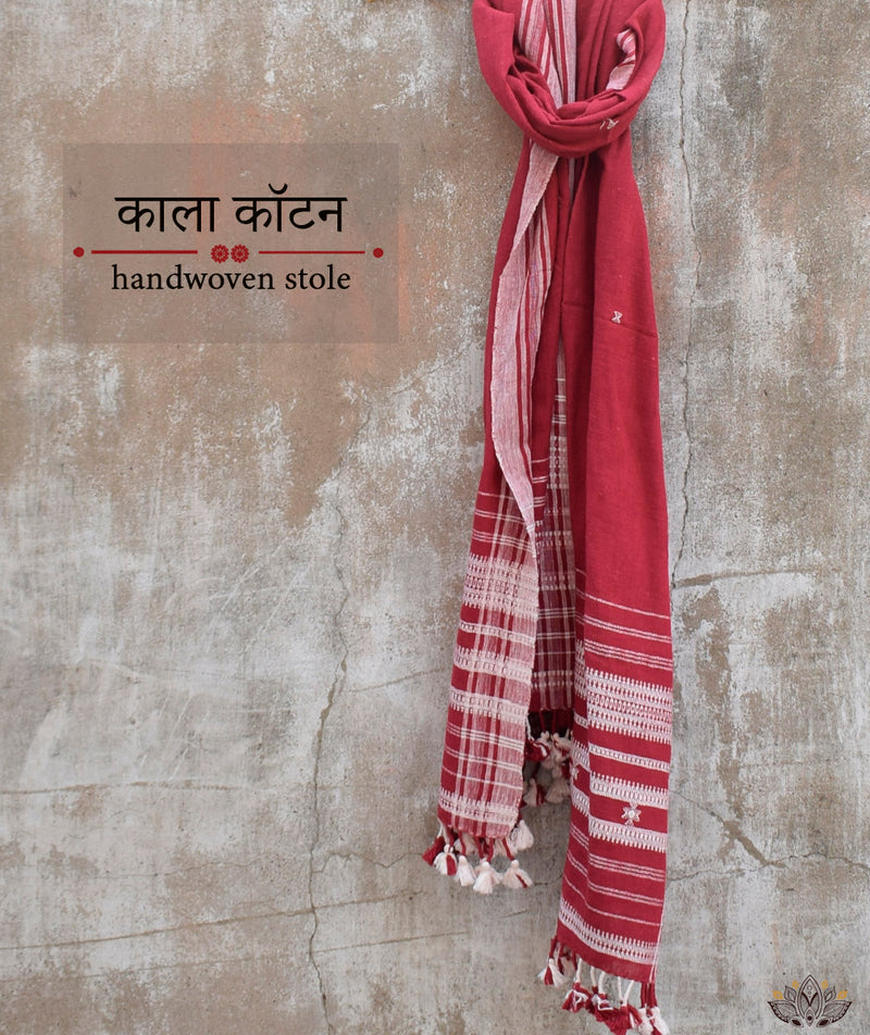 KACCHI WOOLEN HANDWOVEN STOLE