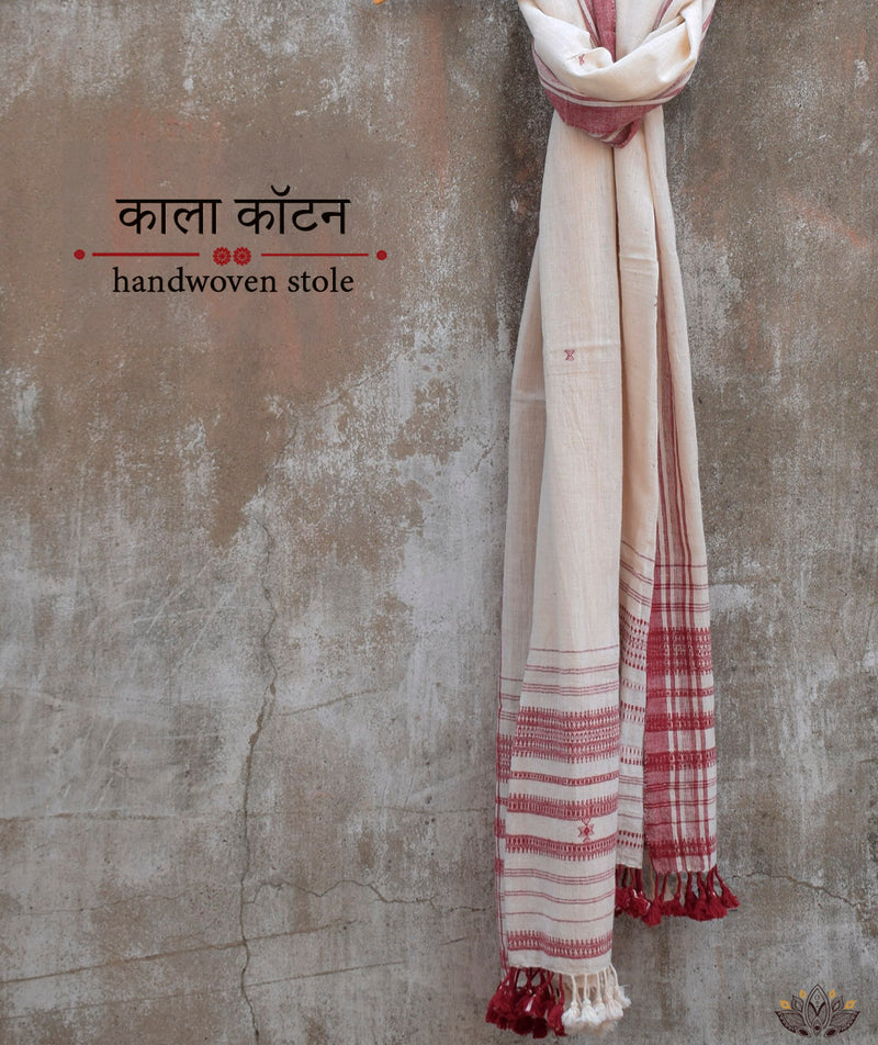 KACCHI WOOLEN HANDWOVEN STOLE