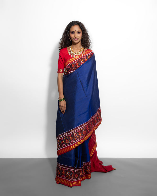 Semi Double Ikat Patola Saree