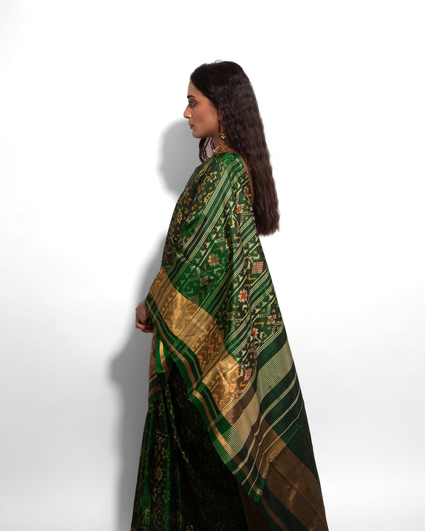 Silk Single Ikat Patola Saree