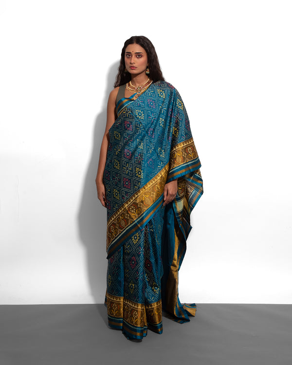 Silk Single Ikat Patola Saree
