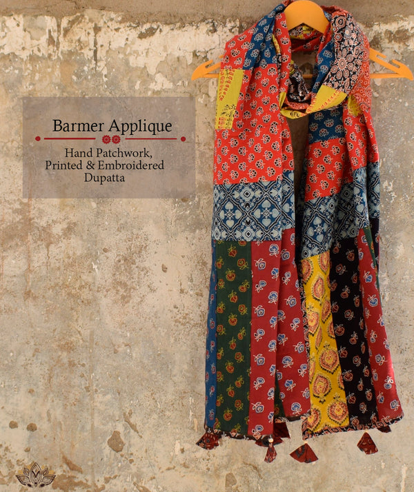 Barmer Applique Dupatta