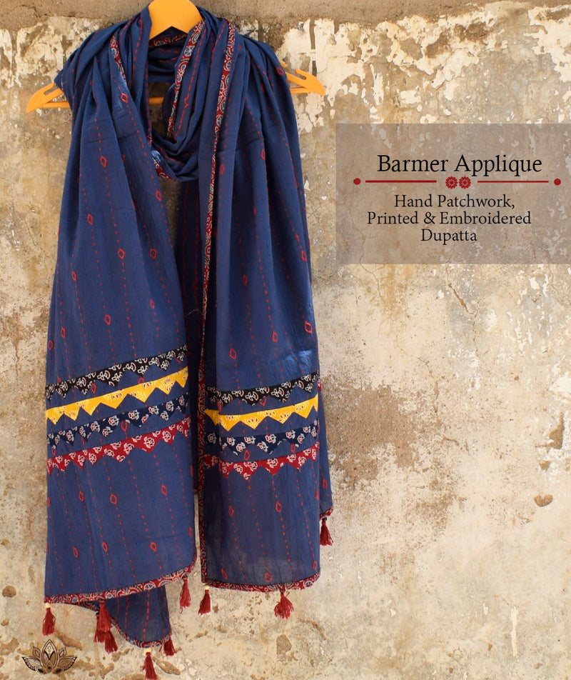 Barmer Applique Dupatta