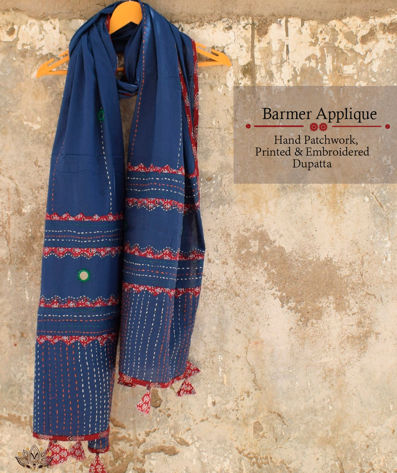 Barmer Applique Dupatta