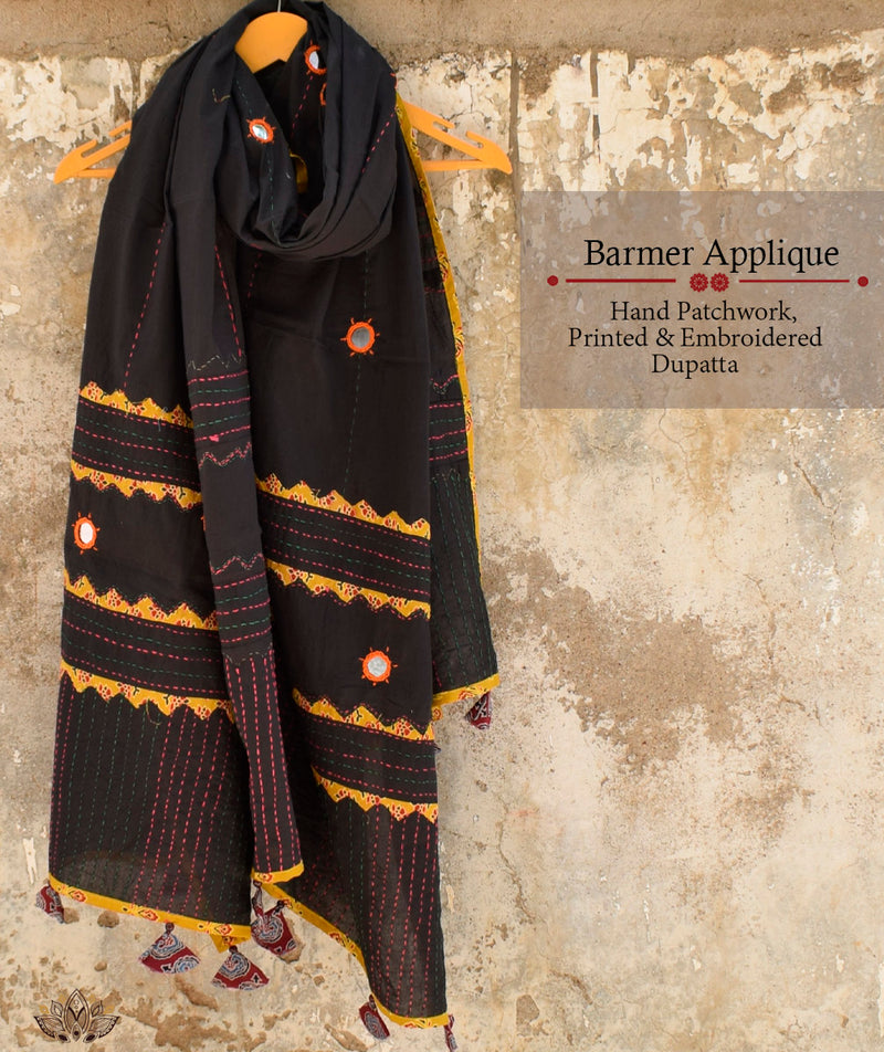 Barmer Applique Dupatta