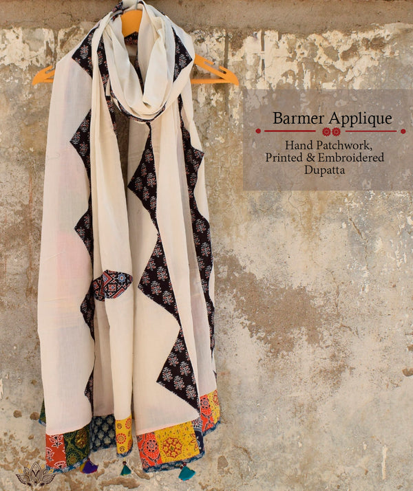 Barmer Applique Dupatta