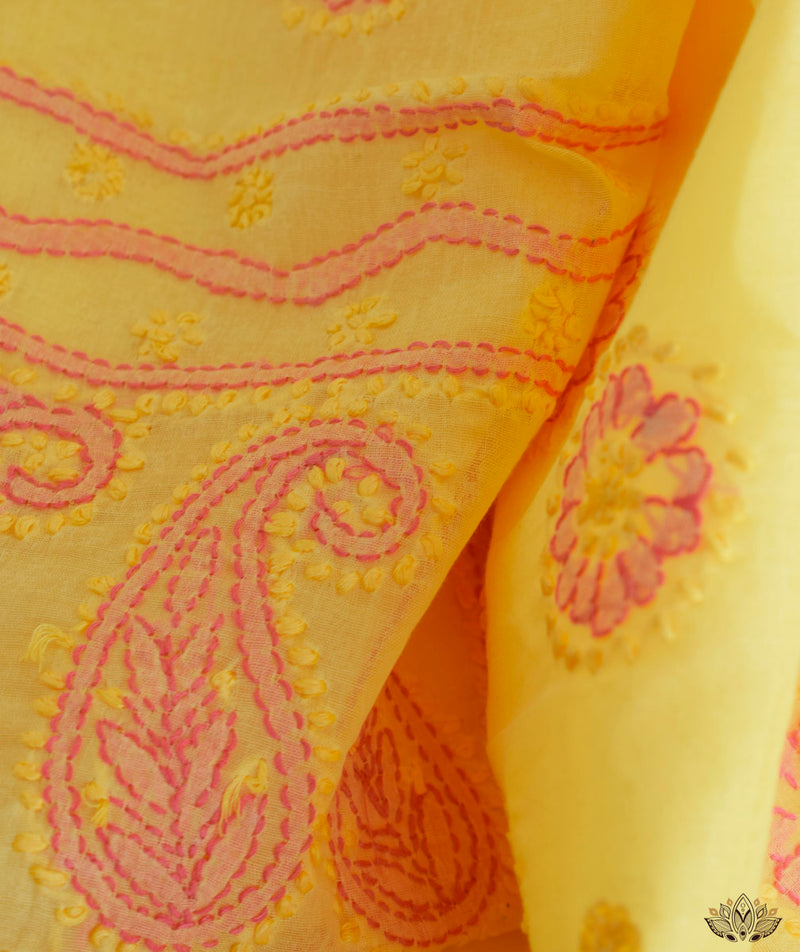 Chikankari Hand Embroidered Saree