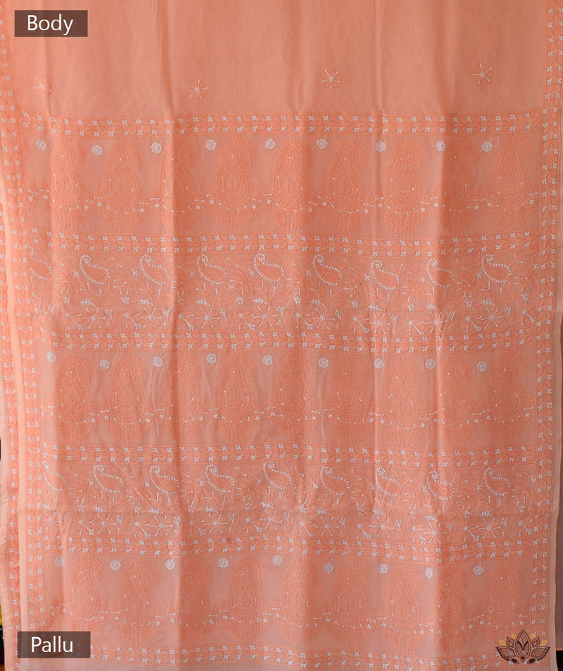 Chikankari Hand Embroidered Saree