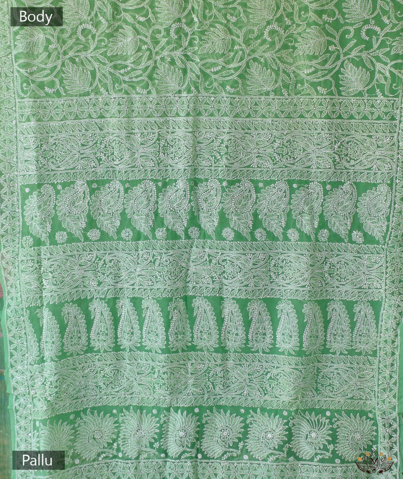 Chikankari Hand Embroidered Saree