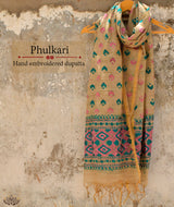 Phulkari Hand Embroidery Stole