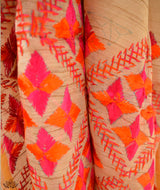 Phulkari Hand Embroidery Stole