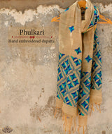 Phulkari Hand Embroidery Dupatta