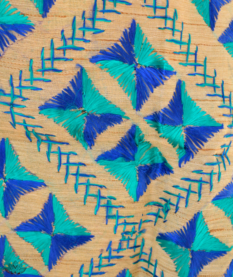 Phulkari Hand Embroidery Dupatta