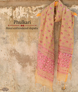 Phulkari Hand Embroidery Stole