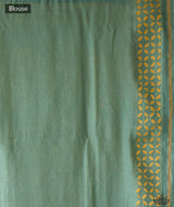 Applique HandStiched Chanderi Saree