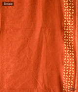 Applique HandStiched Chanderi Saree