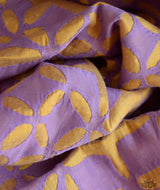 Applique HandStiched Chanderi Saree