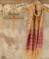 Phulkari Hand Embroidery Stole