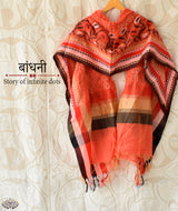 Bandhani Gadwal Cotton  Dupatta