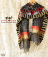 Bandhani Gadwal Cotton  Dupatta