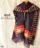 Bandhani Gadwal Cotton  Dupatta