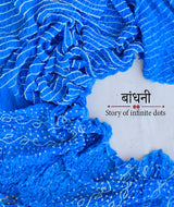 Leheriya  Bandhani saree