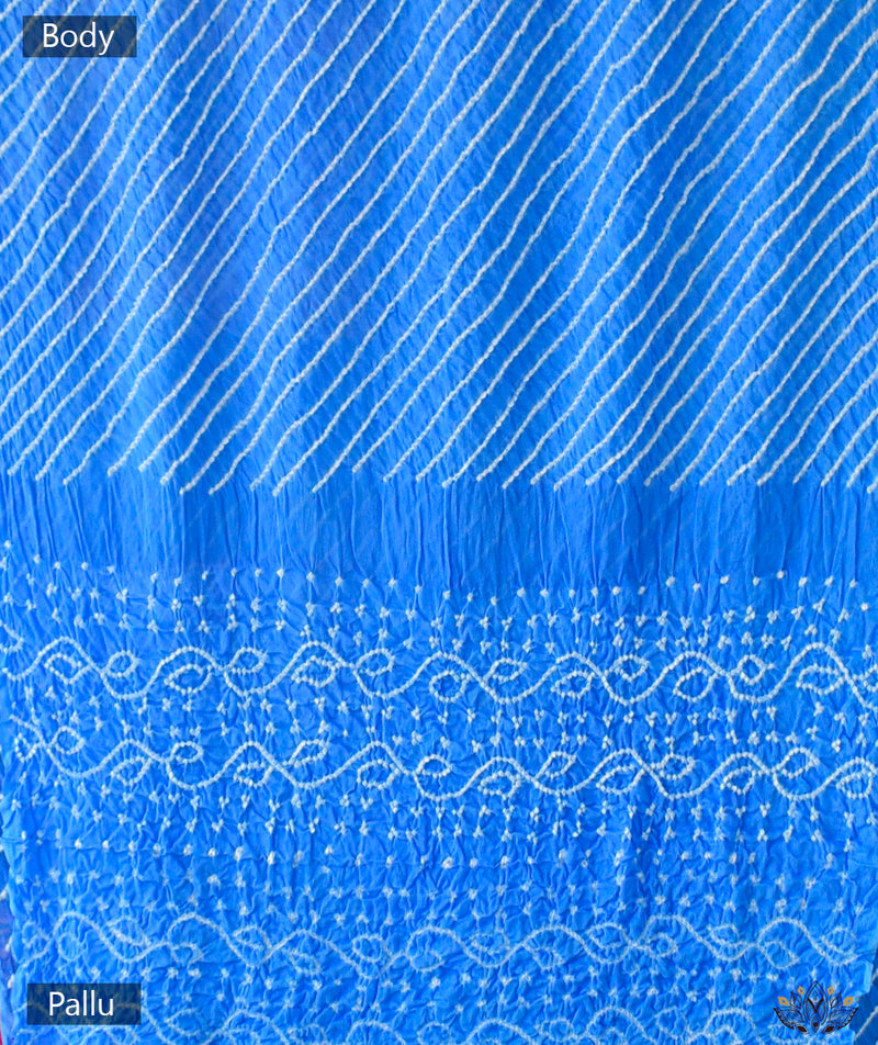 Leheriya  Bandhani saree