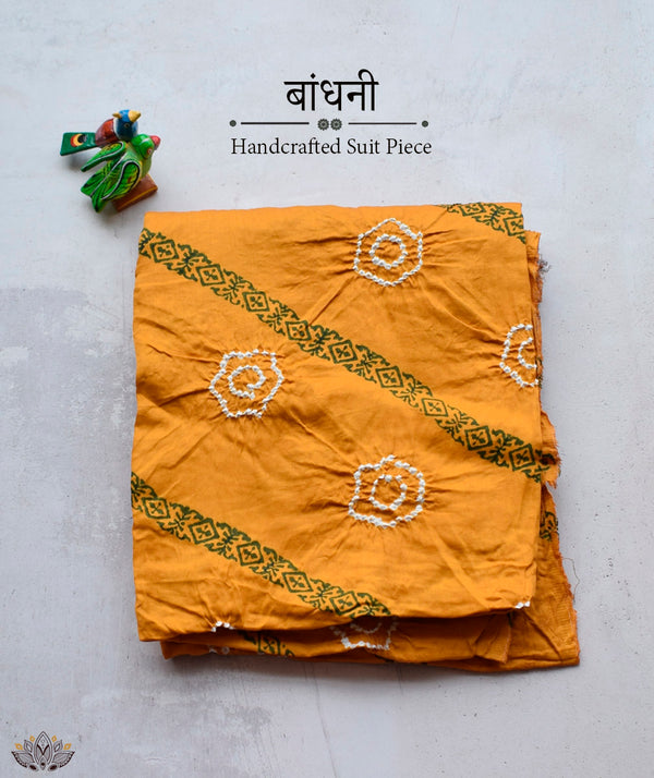 BANDHANI COTTON SUIT PIECE