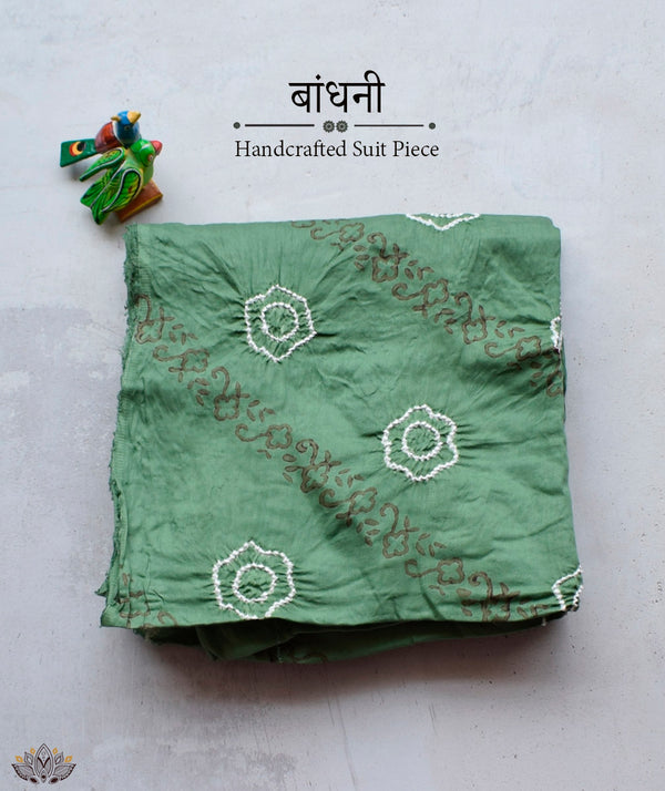 BANDHANI COTTON SUIT PIECE