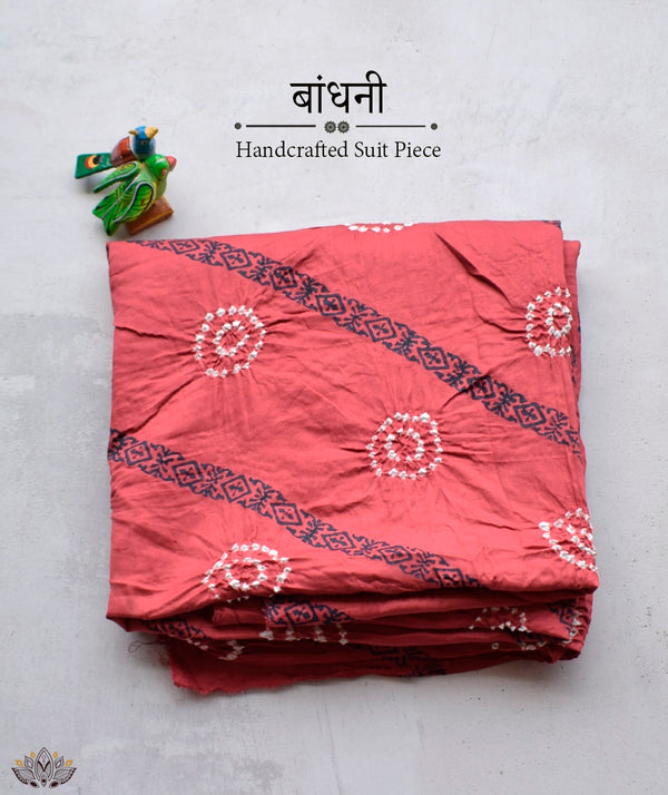 BANDHANI COTTON SUIT PIECE